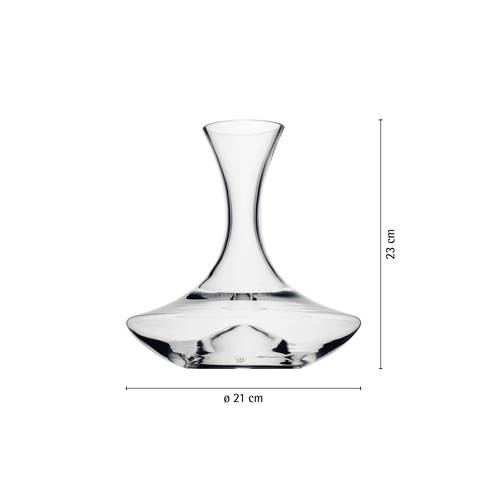 Clever & More  vinkaraff i glas, 1,5 L, Höjd 24 cm 