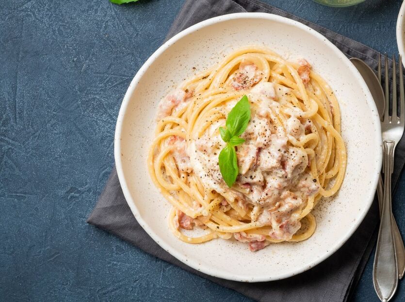 Carbonara med grädde