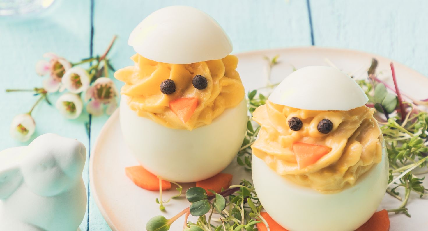 Påskägg med majonäsfyllning
