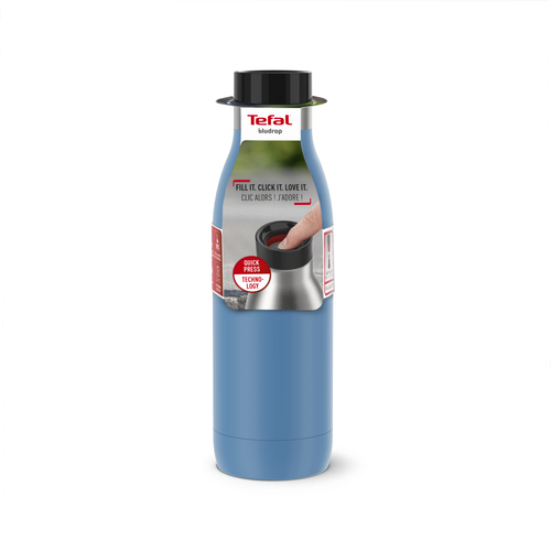 Bludrop Basic Vattenflaska i rostfritt stål 0,5 l 0,5 l Blå 