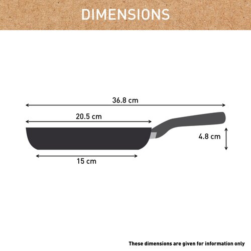 Reinvent Frypan 20 cm Grey