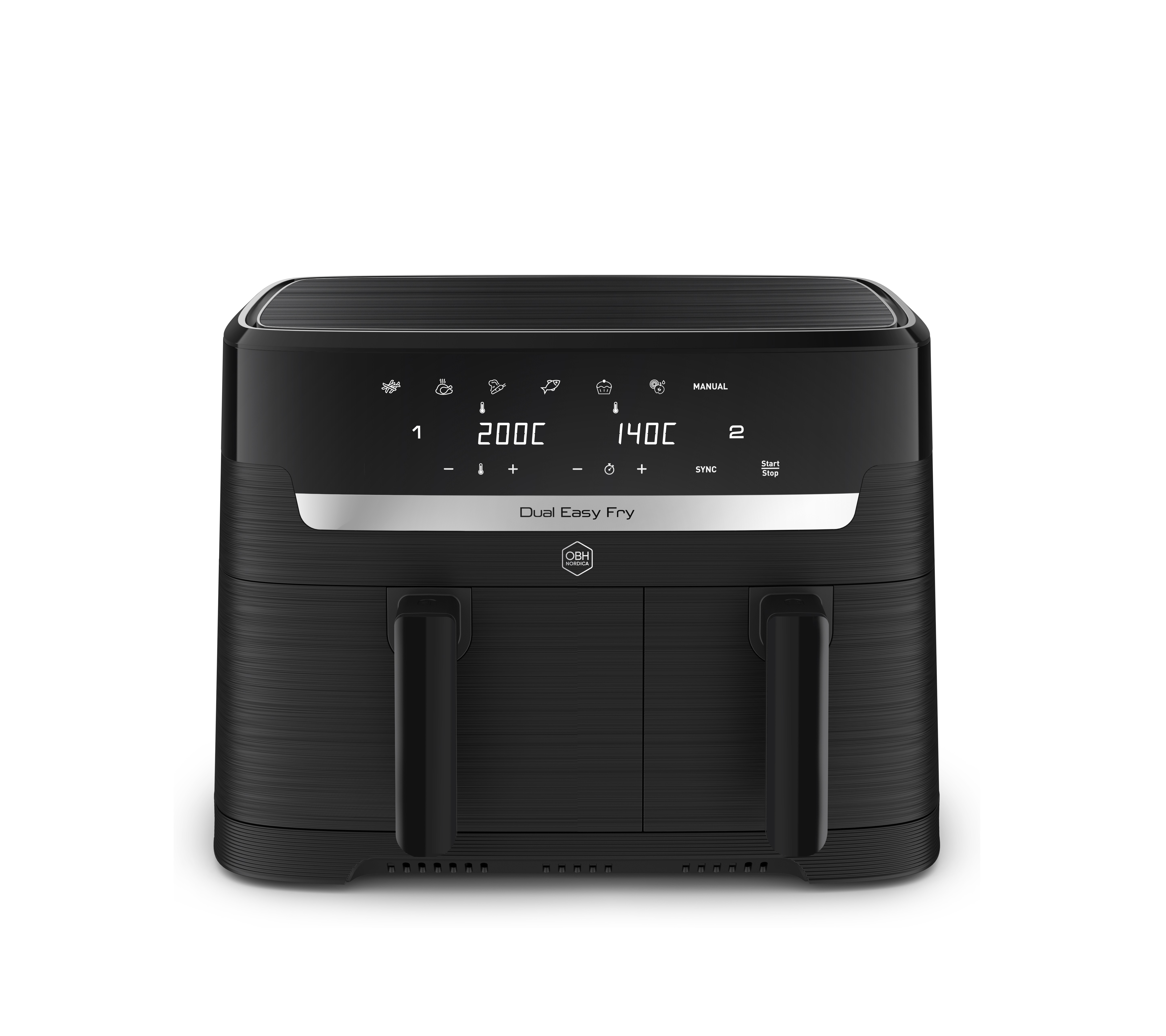 Dual Easy Fry - Air fryer - 8.3L
