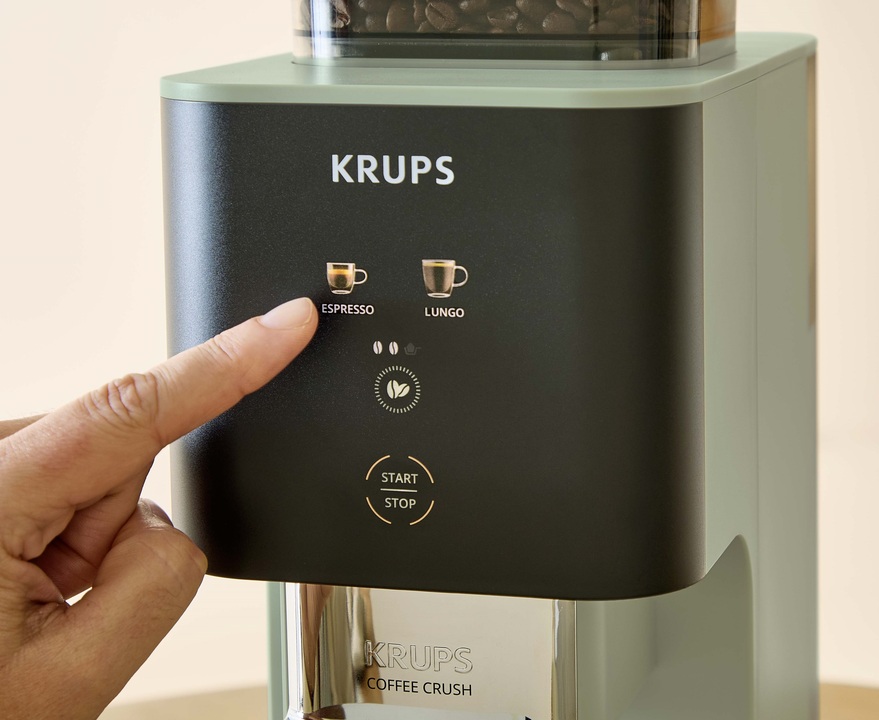 Krups Coffee Crush Green LichenHitta rätt färg för ditt kök