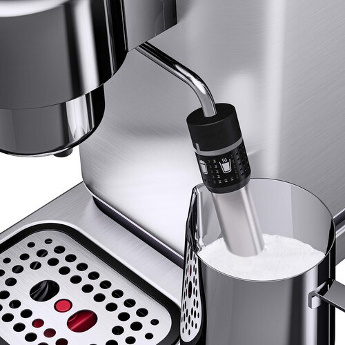 Lumero espressomaskin m. Inbyggt ång- & mjölkmunstycke, 2 program 