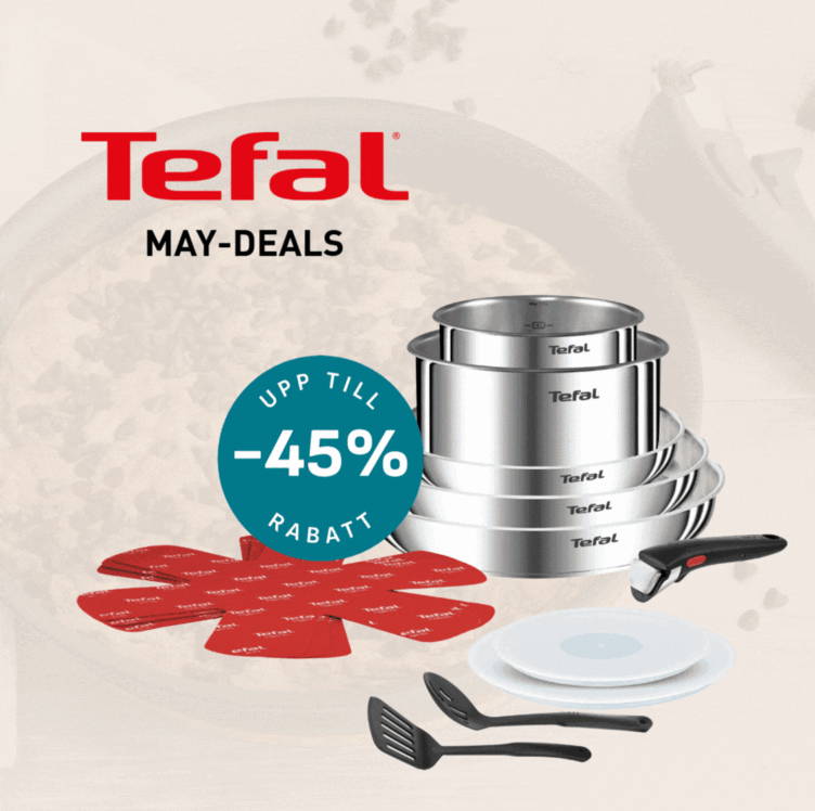 Har du sett våra fantastiska May-deals på Tefal?