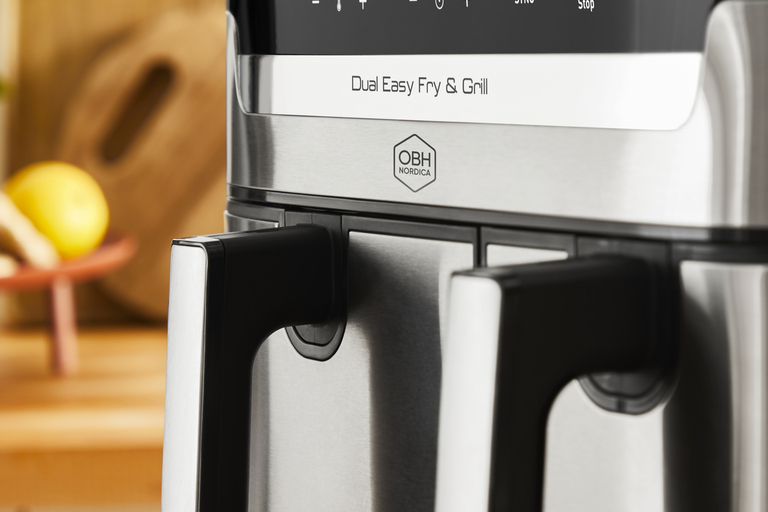 Vilken olja använder man i en air fryer?
