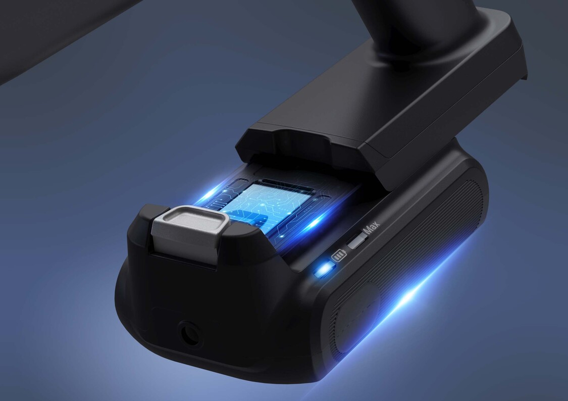 Batteridriven dammsugare