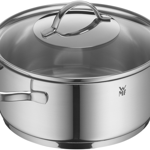 Provence Plus gryta låg 20 cm /2,5L m. Lock i rostfritt stål 