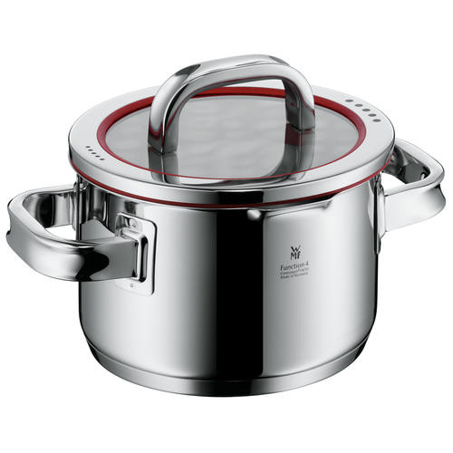 Function 4 grytset 4 st m. Lock (24/20/20/16 cm) Rostfritt stål 