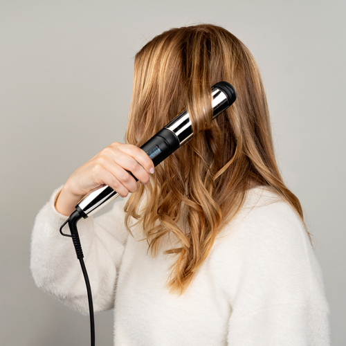 Curl & Shine Plattång med rundade värmeplattor