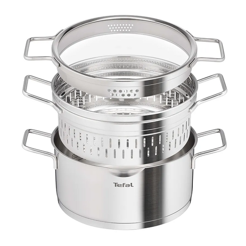 Nordica Ång-kastrull 24 cm / 4,8 l med ånginsats och lock 