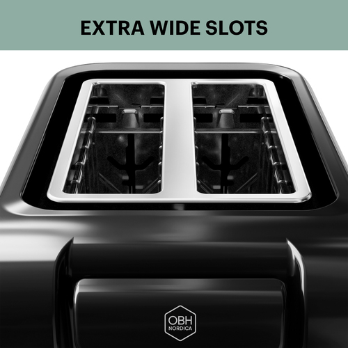 Monaco toaster 2 Slices Black