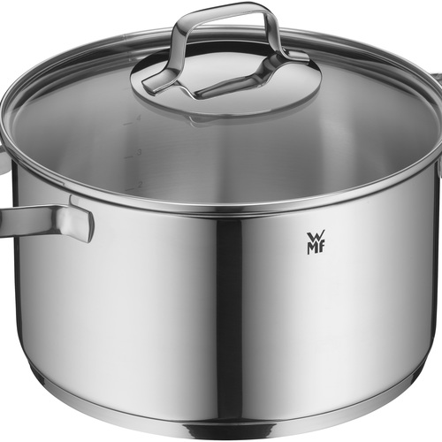 Belmonte grytset 5 st m. Lock (24/20/20/16/16 cm) rostfritt stål 