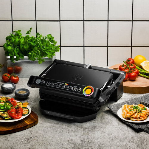 Optigrill+ Snackbricka Bordsgrill Svart Baka 