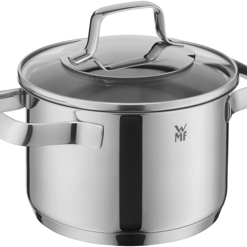 Belmonte grytset 5 st m. Lock (24/20/20/16/16 cm) rostfritt stål 