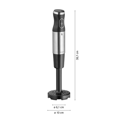 Kult X stavmixer, Set med 4 tillbehör 600 W, svart/rostfritt stål 