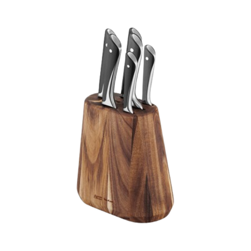 Jamie Oliver knivset 6 delar med träblock