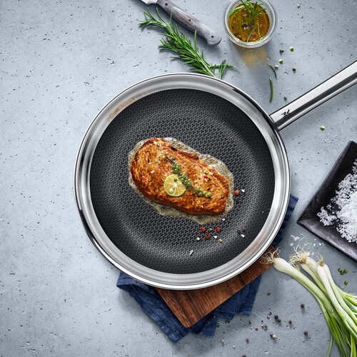 Profi Resist stekpanna hög 28 cm, Hybridbeläggning Non-Stick/ Stål 