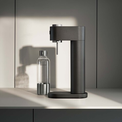 Element One kolsyremaskin med flaska, Black Lava