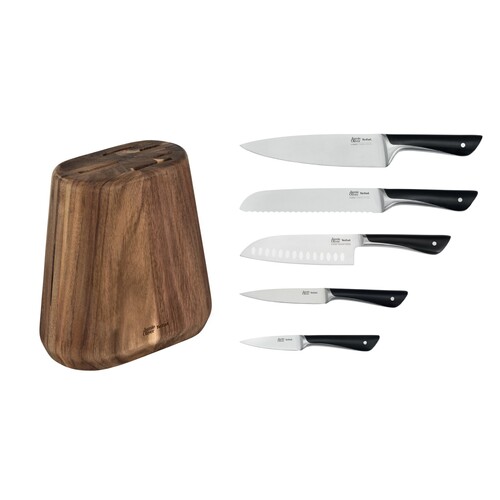 Jamie Oliver Knife set 5pcs ON Chef 15cm + Paring 9cm + Utility 12cm + Santoku 16,5cm + Bread 20cm