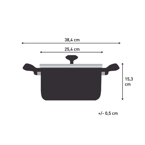 Expertise gryta 24 cm med lock