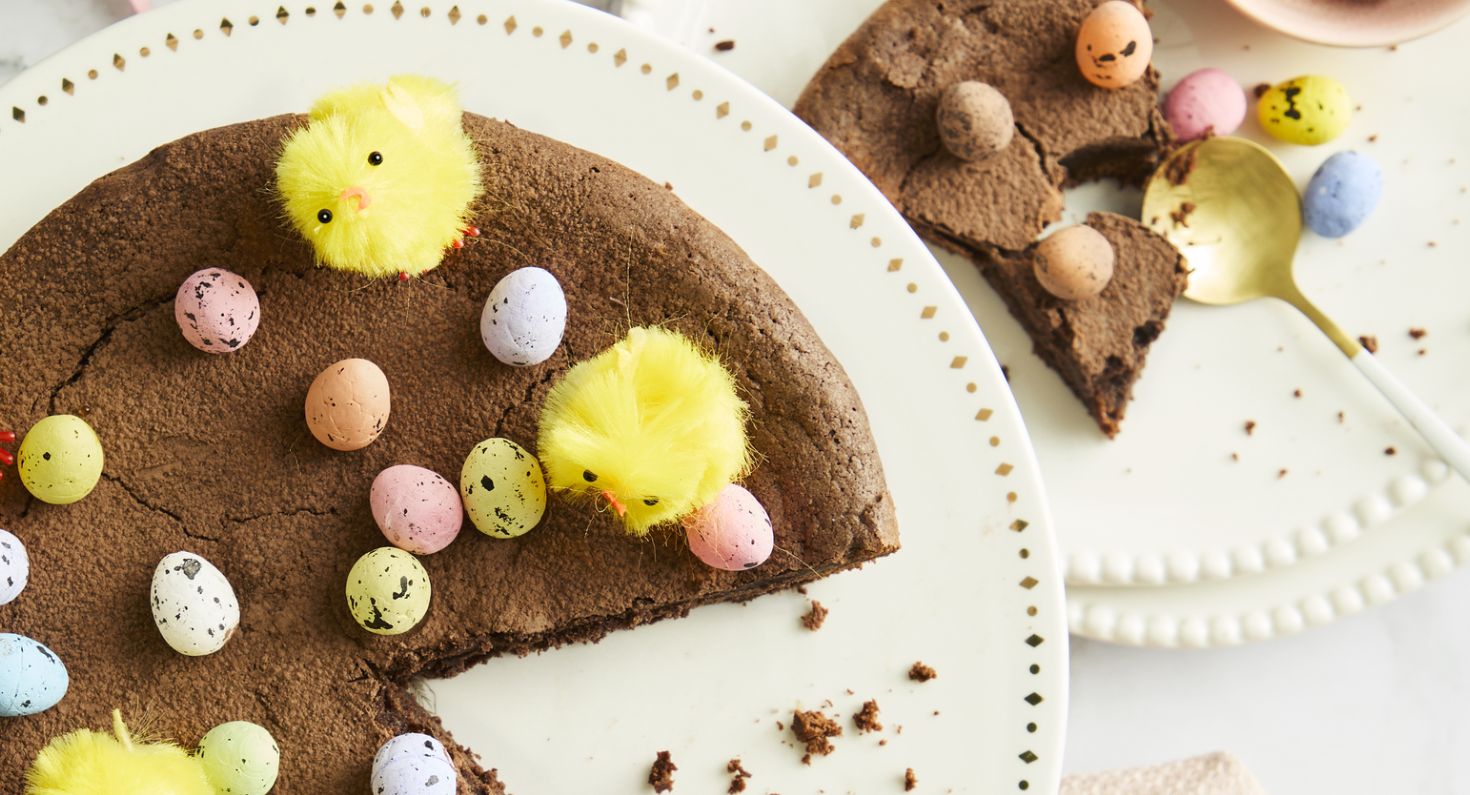 Påskbrownies