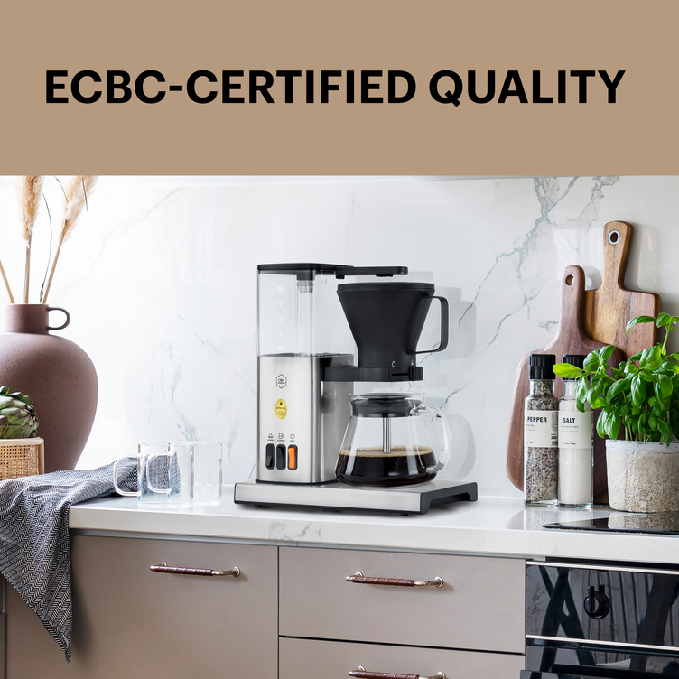 Högkvalitativ kaffebryggare med ECBC-certifiering