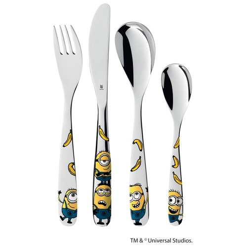 Minions barnservis set 6 delar, rostfritt stål 18/10 Cromargan® 