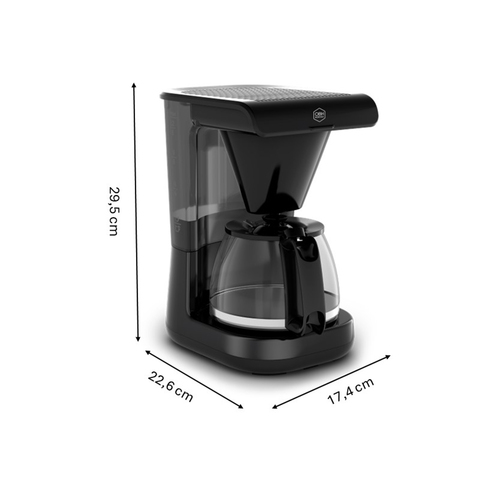 Monaco coffee maker Black 1,1 L 1000W