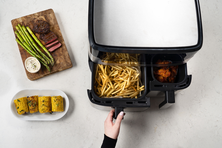 Varför blir pommes inte krispiga i min air fryer?
