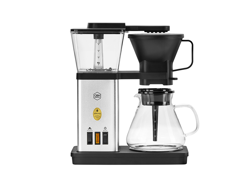 Blooming Kaffebryggare Matte Silver 10 koppar 