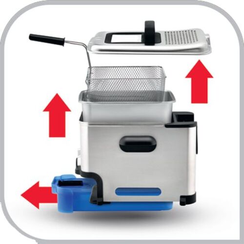 Oleoclean Fritös stor med digitaltimer 