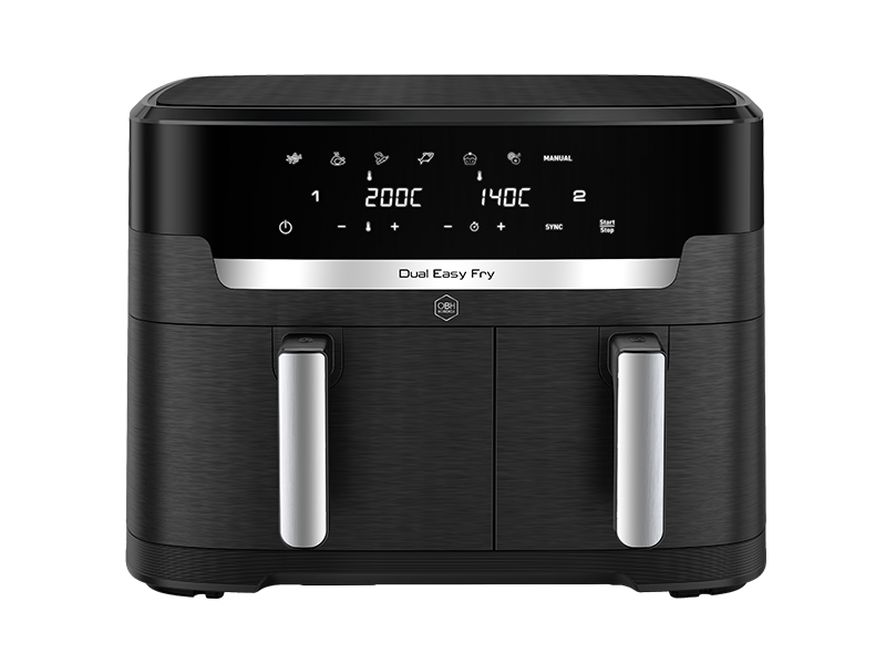 XXL Dual Easy Fry 11 L Svart - Air fryer