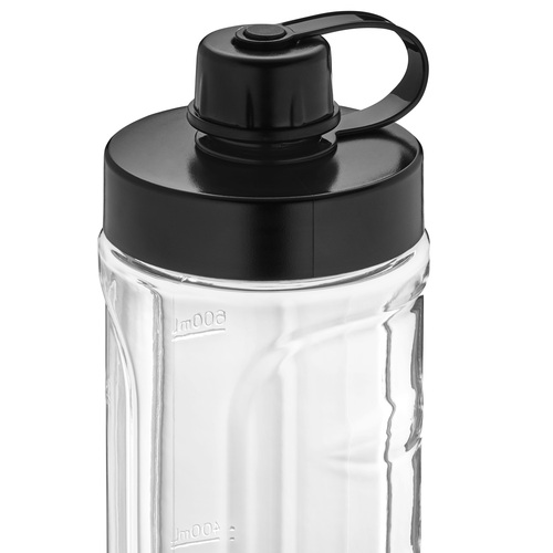 KitchenMinis smoothie-To-Go blender ,2 behållare, 300 W, svart 