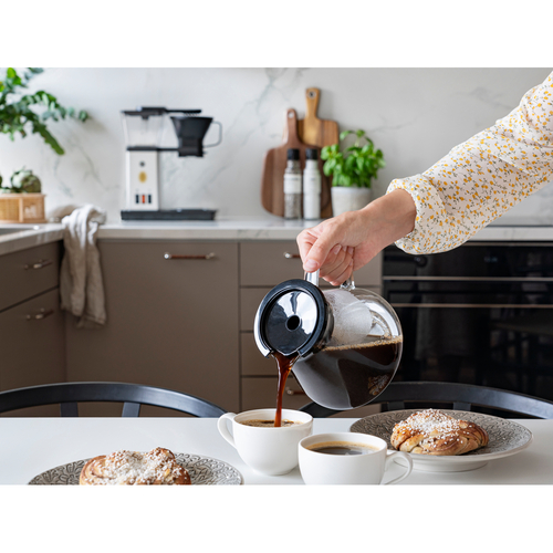 Blooming Kaffebryggare Matte Silver 10 koppar 