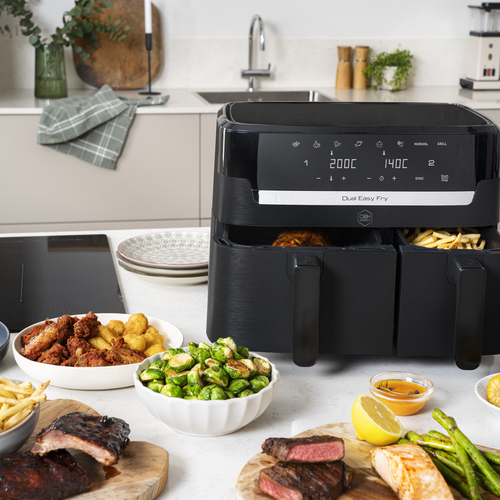 Dual Easy Fry - Air fryer - 8.3L