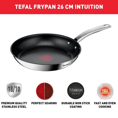 Intuition Stekpanna 26 cm Rostfritt stål 