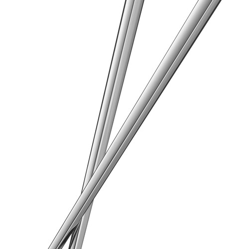 Nuova chopsticks, ätpinnar- 4 delar, Rostfritt stål Cromargan® 