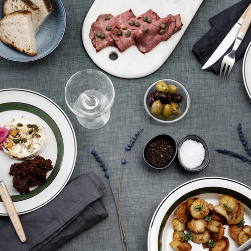 Ranch grillbestick set- 12 st, i ekträ, Rostfritt stål Cromargan® 
