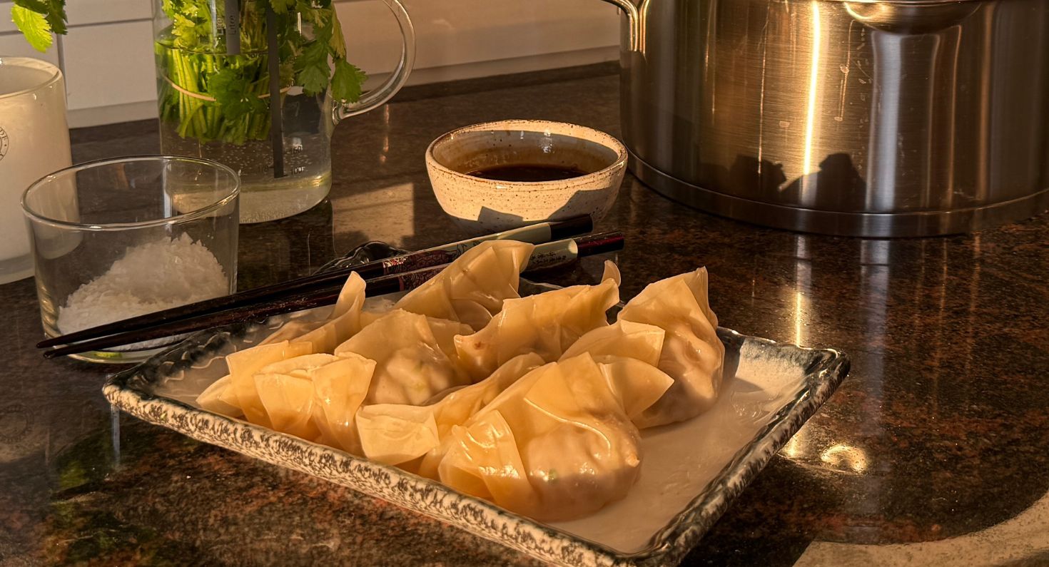 Ångkokta dumplings