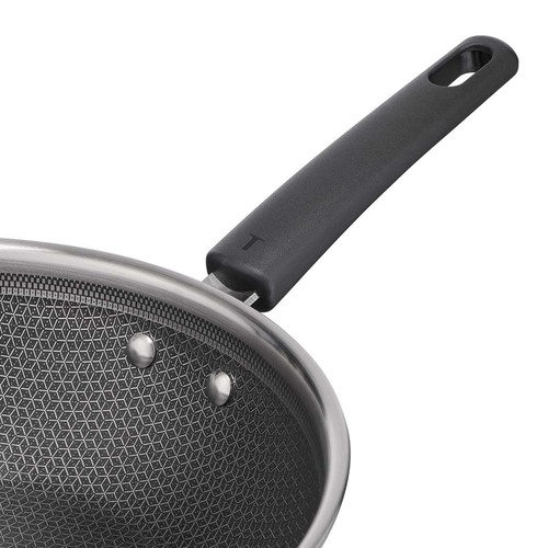 Emotion Plus Power SS Mesh Ptfe Wok pan 28 cm