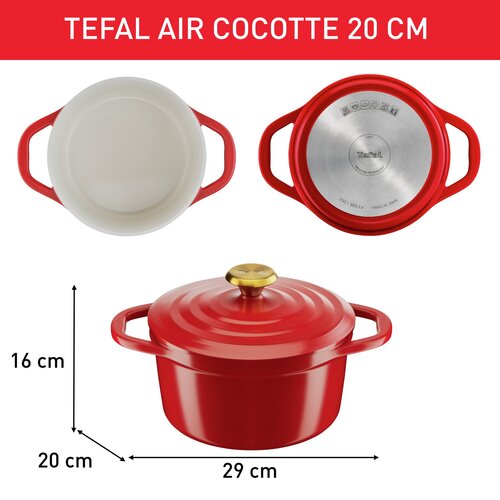 AIR Gryta 20 cm / 3,1L Röd 