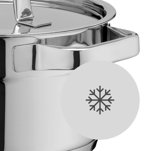 Compact Cuisine grytset 5 st m. Lock (24/20/20/16/16cm) 18/10 stål 