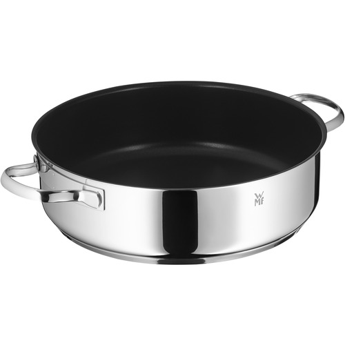 Traktörpanna 28 cm med Glaslock, Non-Stick Beläggning, Stålbotten 