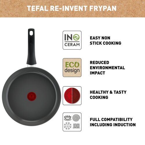 Reinvent Frypan 20 cm Grey