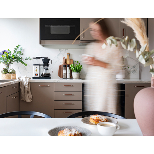 Blooming Kaffebryggare Matte Silver 10 koppar 