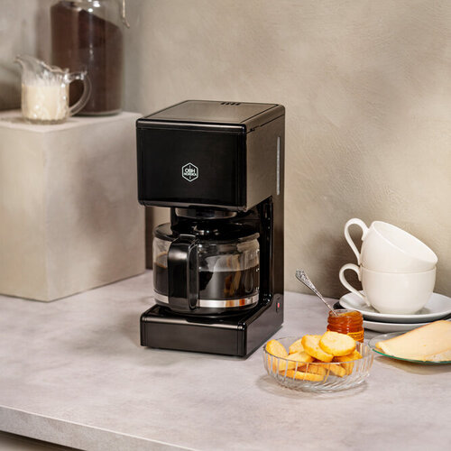 Coffee Box Liten Kaffebryggare Svart 6 koppar 