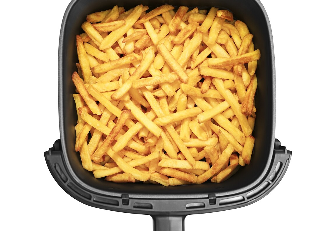 Varför blir mina pommes inte krispiga i air fryern?