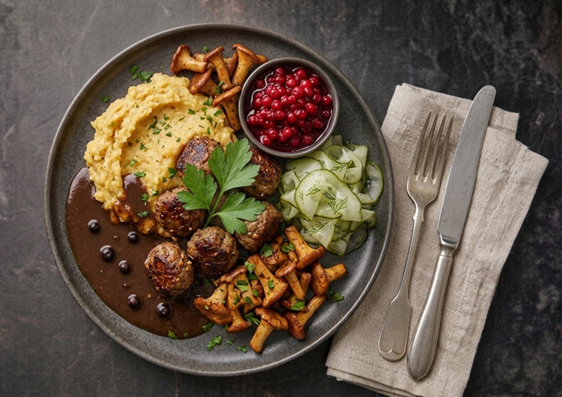När köttbullar möter skogens smaker