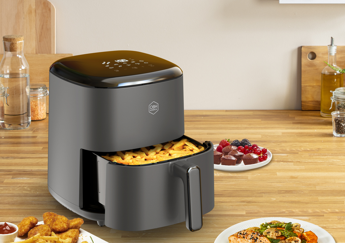 Kan man ha olja på pommes i airfryer?